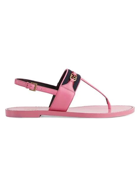 gucci siryo flat sandals|Gucci Flat Sandals for Women .